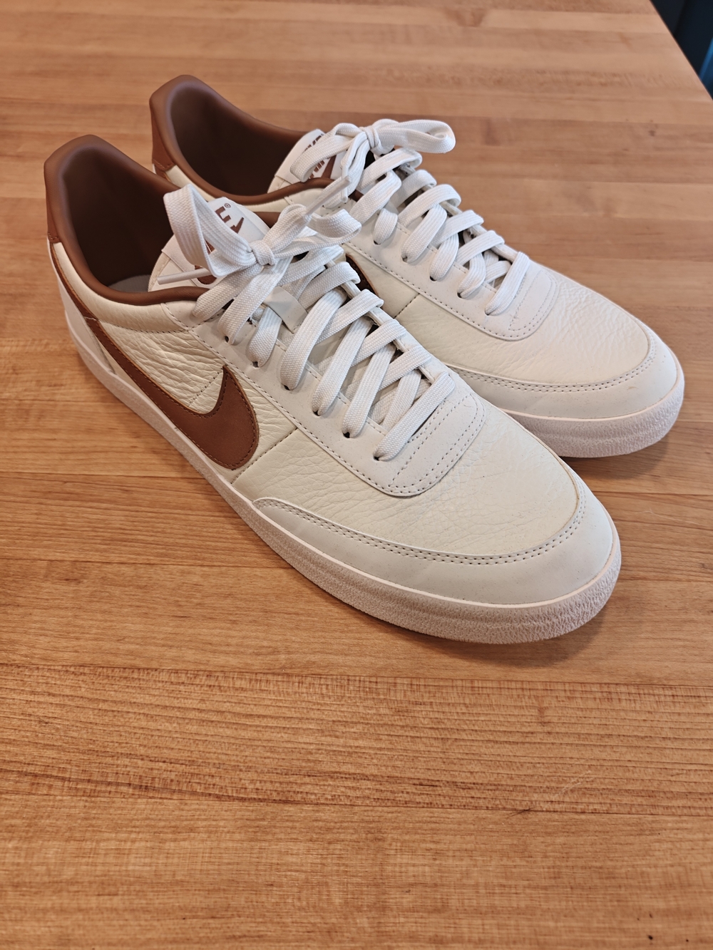 Nike Men’s Killshot 2 White & Brown Casual Leather Sneakers